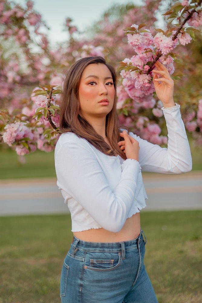 Centennial Park Cherry Blossoms Portrait 1