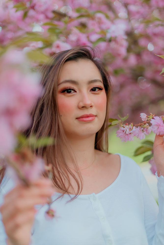 Centennial Park Cherry Blossoms Portrait 4