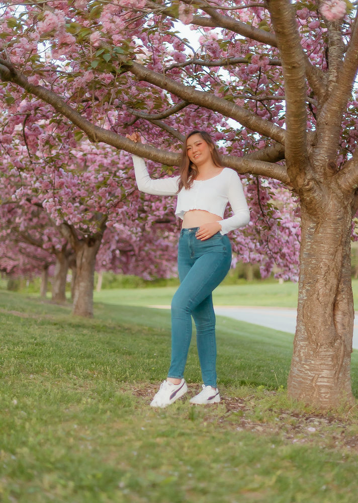 Centennial Park Cherry Blossoms Portrait 6