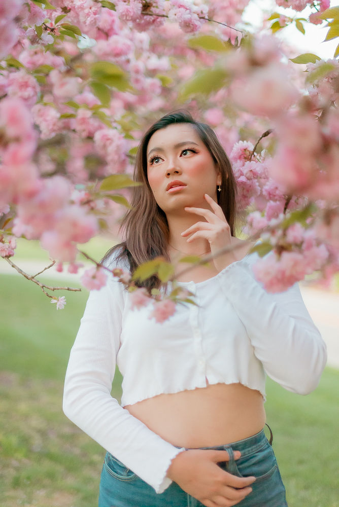 Centennial Park Cherry Blossoms Portrait 7