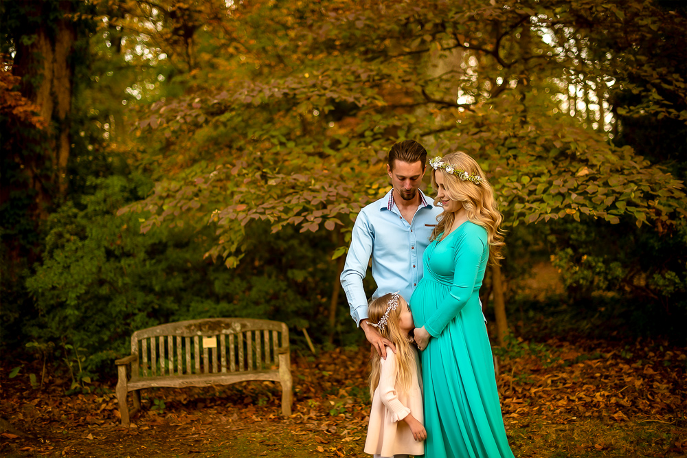 Golden Hour Family Session at McCrillis Gardens in Bethesda, Maryland
